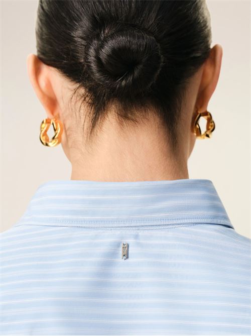 Fitted shirt with jabot AMI PARIS | FSH821CO02194844